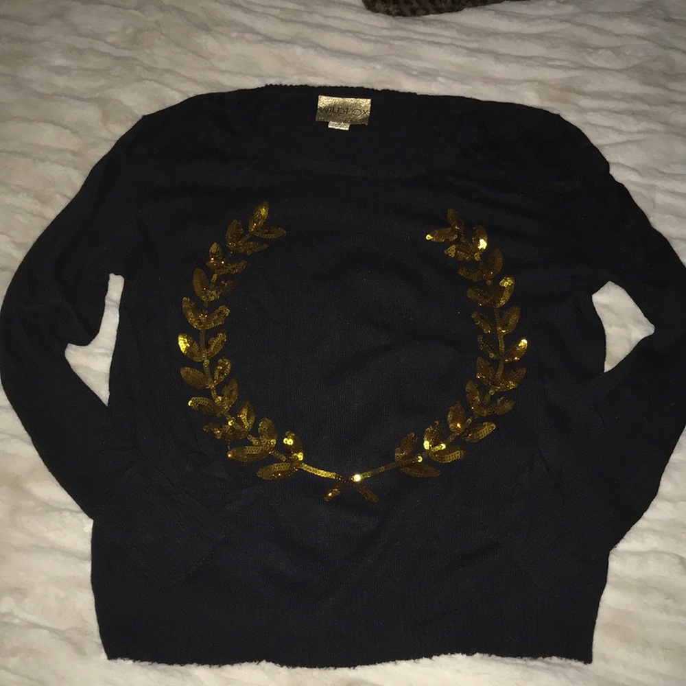 Wildfox White Label sequin sweater